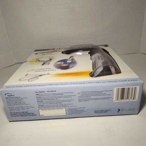 Black & Decker Gizmo Twist Mixer 3 in 1 Cordless Mixer GM200 Open Box - Picture 5 of 6